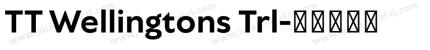 TT Wellingtons Trl字体转换